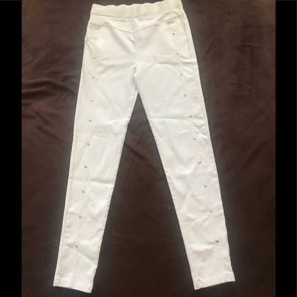 Kimberly C white strenchy jeans size : S/M - Picture 3 of 7